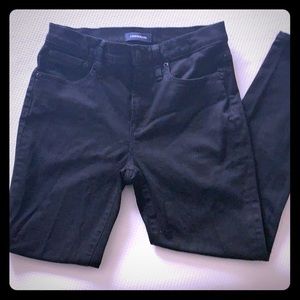 JCrew 27p black 9” High-rise Jeans